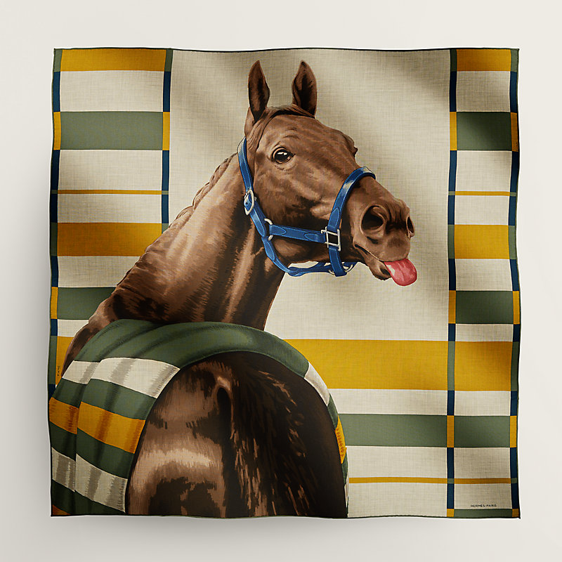 【最高の手触り♪】エルメス★Scarf 100 Rocabar de Rire Hermès Rocabar de Rire 100